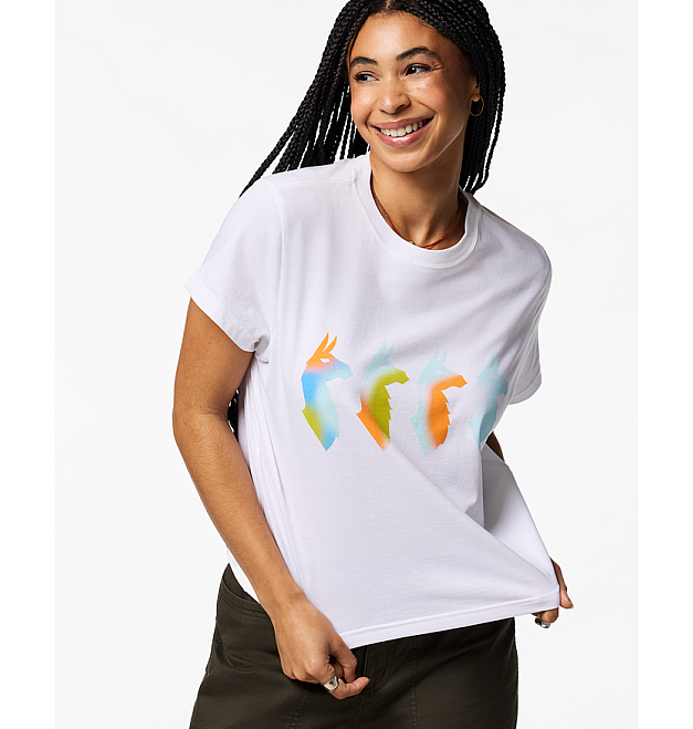 Camiseta de manga corta para mujer Cotopaxi Cuatro Bitmap