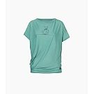 Women's merino short-sleeved shirt Super.natural Cat Yoga Loose