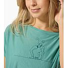 Ženska merino majica s kratkimi rokavi Super.natural Cat Yoga Loose