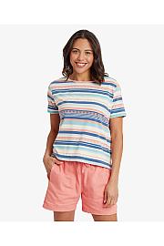 Camiseta de manga corta holgada Sherpa Neha para mujer