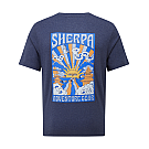 Sherpa Jutnu Psychedelic Kurzarm-T-Shirt für Herren