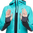 Ženska softshell jakna Black Diamond Dawn Petrol Hybrid