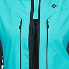 Ženska softshell jakna Black Diamond Dawn Petrol Hybrid