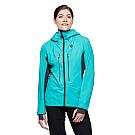 Ženska softshell jakna Black Diamond Dawn Petrol Hybrid