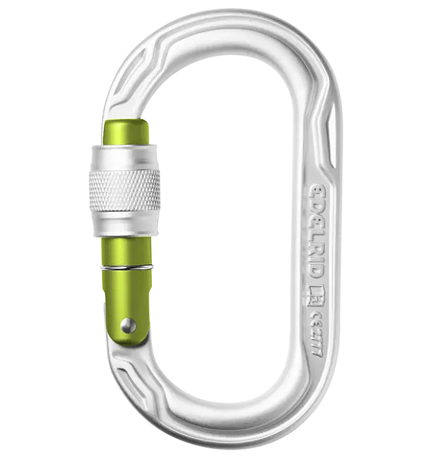 Moschettone ovale con dado Edelrid Oval Power 2500 Screw