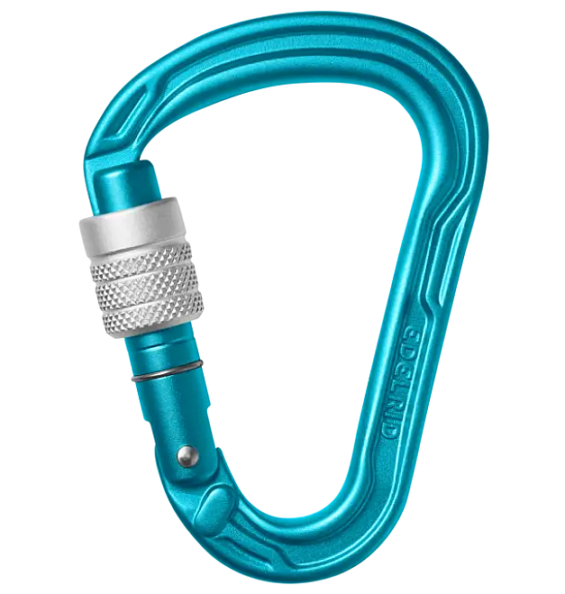 Edelrid Strike HMS Karabiner mit Mutter farbig