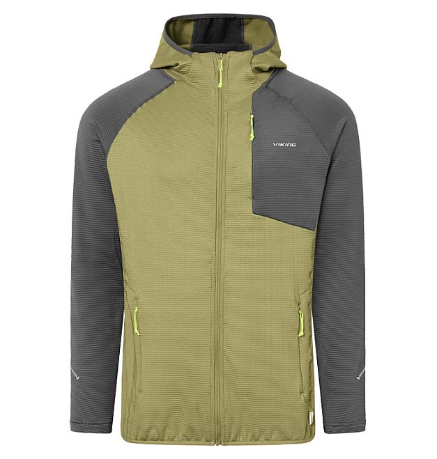 Felpa con cappuccio in pile da uomo Viking Birger