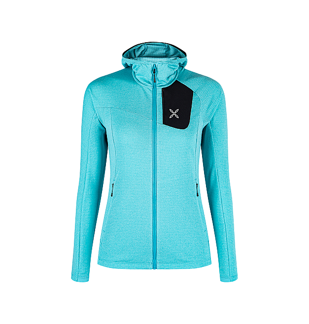 Damen-Fleecejacke Montura Vertigo Stromnetz