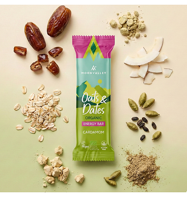 Moonvalley Cardamom Natural Energy Bar