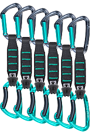 6x Skylotec Lime NY Pro carabiner system 12cm