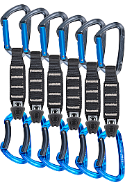 6x Skylotec Lime NY Pro carabiner system 12cm