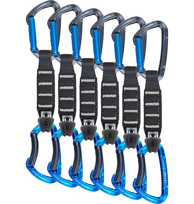 Sistema di moschettoni Skylotec Lime NY Pro da 6x cm