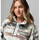 Damen-Fleecehoodie Columbia Helvetia II mit Print