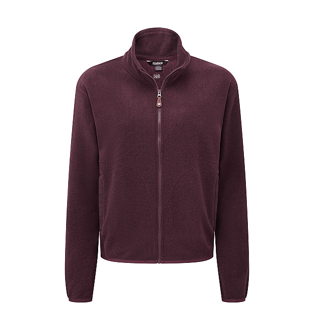 Damen- Sherpa Rolpa-Fleecejacke mit durchgehendem Reißverschluss