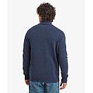 Maglione da uomo in lana Sherpa Kangtega con zip 1/4