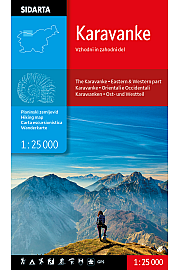 Sidarta : Karte der Karawanken 1:25000