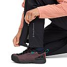 Ženske nepremočljive hlače Black Diamond Fineline Stretch Full Zip