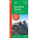 Zemljovid Storžič i Košuta - 1:25.000