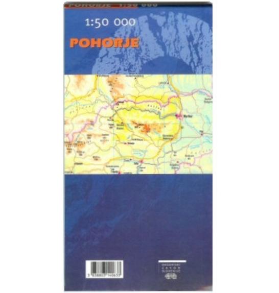 Zemljovid Pohorje - 1:50.000