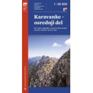 Zemljovid Karavanke - središnji dio - 1:50.000