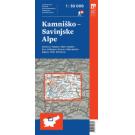 Karta Kamničko-Savinjskih Alpa - 1:50.000