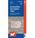 Mapa de los Alpes de Kamnik-Savinja - 1:50.000