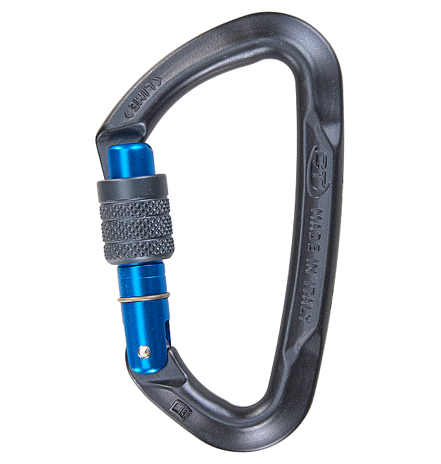 Climbing Technology - Moschettonea con ghiera Lime