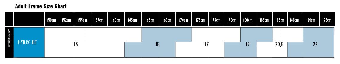marin bike size chart