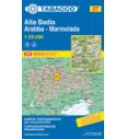 Zemljevid Tabacco 07 Alta Badia, Arabba, Marmolada - Tabacco