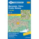 Karta Marmolada, Pelmo, Civetta, Moiazza