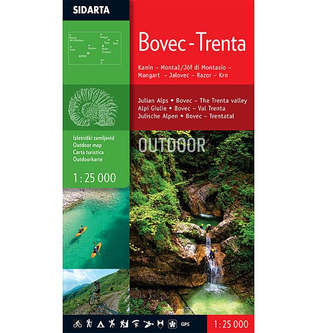 Zemljevid Bovec-Trenta 1:25 000 (izletniški)