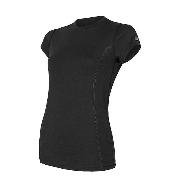 Camisa merino de manga corta para mujer Sensor Active