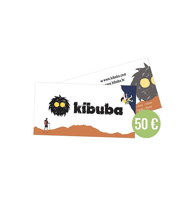 Kibuba poklon bon 50 EUR