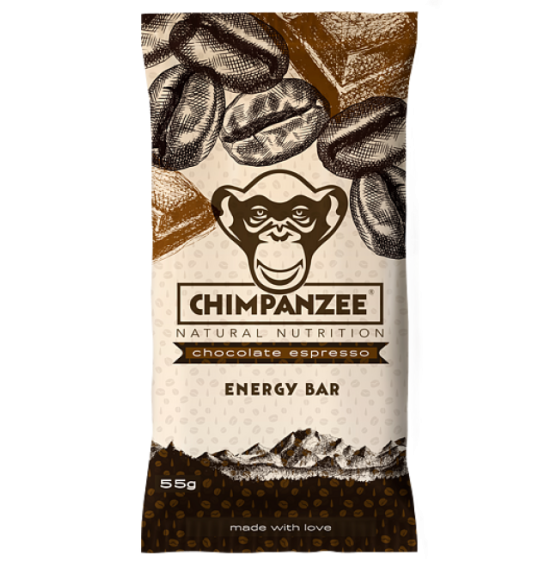 Naravna energijska ploščica Chimpanzee Chocolate Espresso