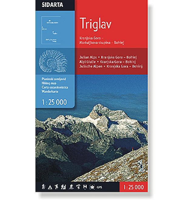Zemljovid Triglav 1:25.000