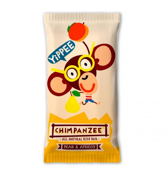 Barretta energetica per bambini Chimpanzee Pear&Apricot