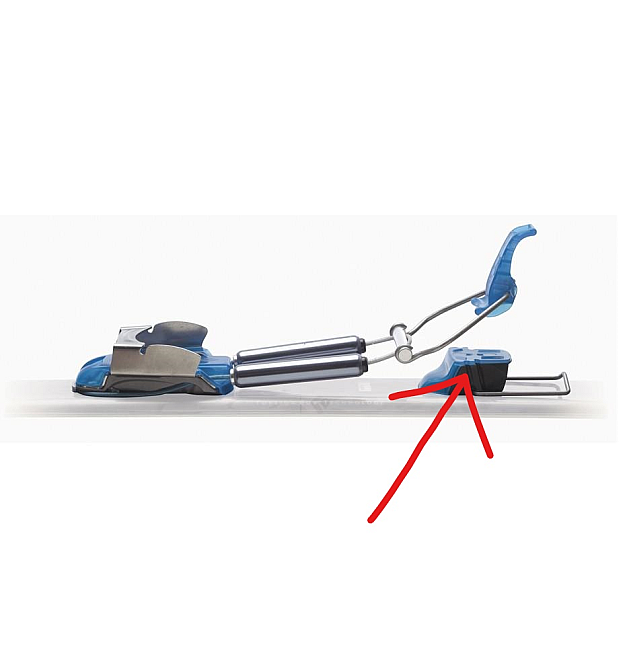 Pezzo di ricambio per Black diamond vez O2 Heel Riser