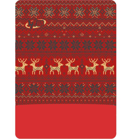 Polartec Deer Red scarf
