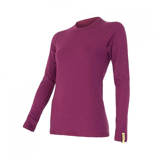 Ženska majica z dolgimi rokavi Sensor Merino Double Face