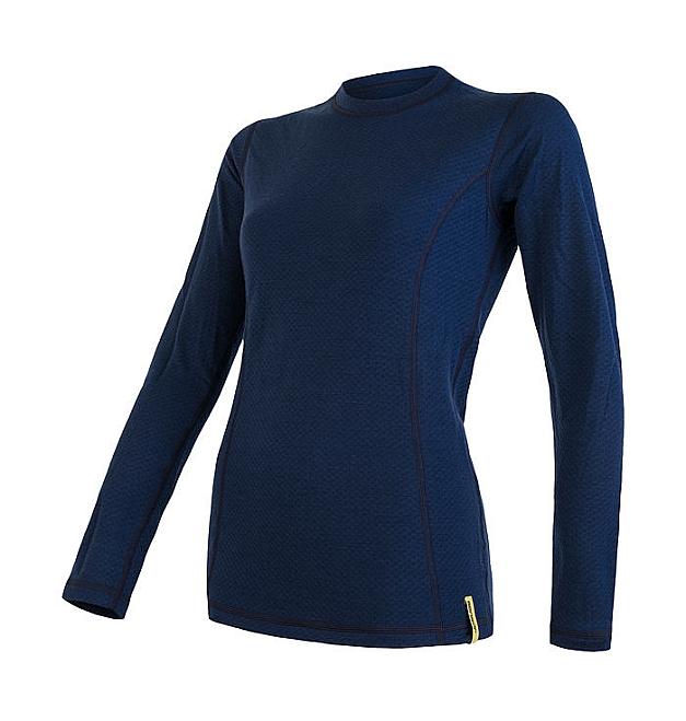 Ženska majica z dolgimi rokavi Sensor Merino Double Face