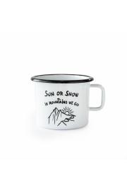 Emajliran lonček (0.37L) Cuckoo Cups Sun Or Snow