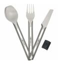 Cutlery Esbit 3-pcs Titanium/silicon