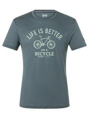 Merino-T-Shirt für Herren Super.natural Better bike